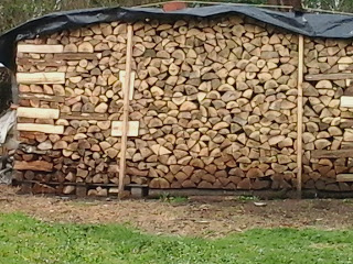 Paciencia imagen de troncos de madera apilados con paciencia