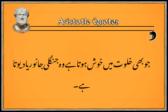 Aristotle quotes for ideas in urdu | best quotes