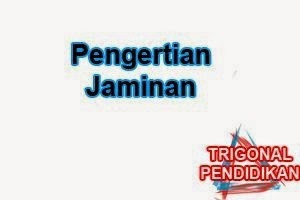 pengertian jaminan