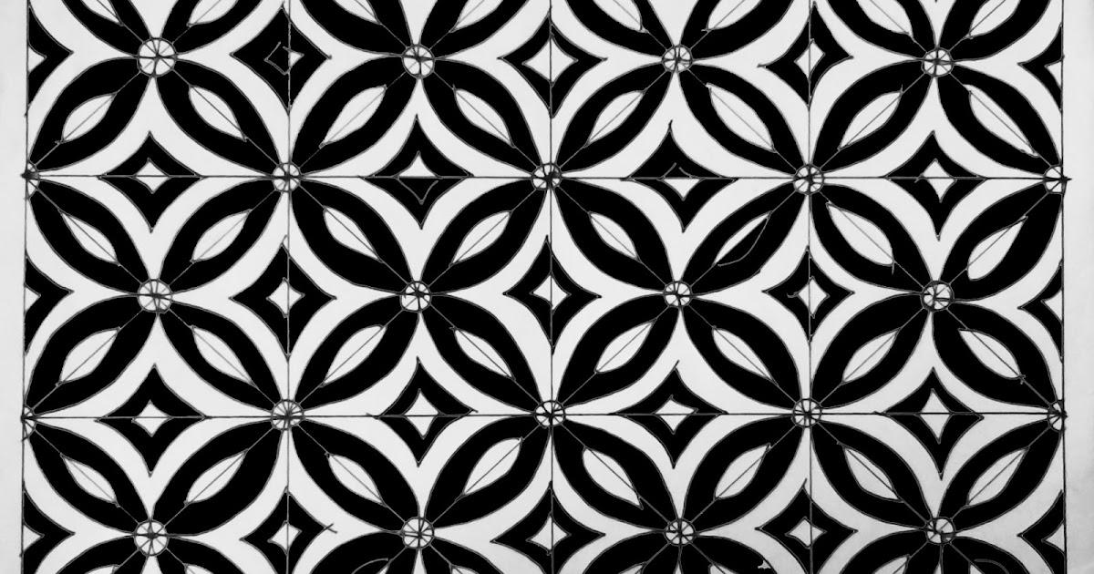 Menggambar Motif Batik Geometris  em_sholikhan blog 