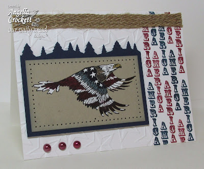 ODBD "Home of the Free" Card Designer Angie Crockett