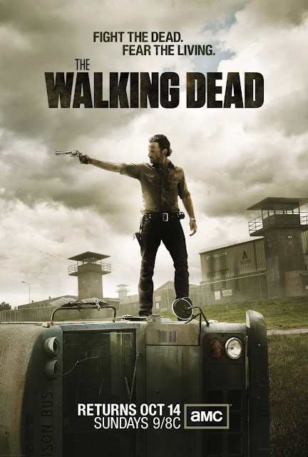 The Walking Dead Season 3 Teaser Television Poster - Fight The Dead. Fear The Living.