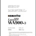 Komatsu WA900-3 Wheel Loader Shop Manual