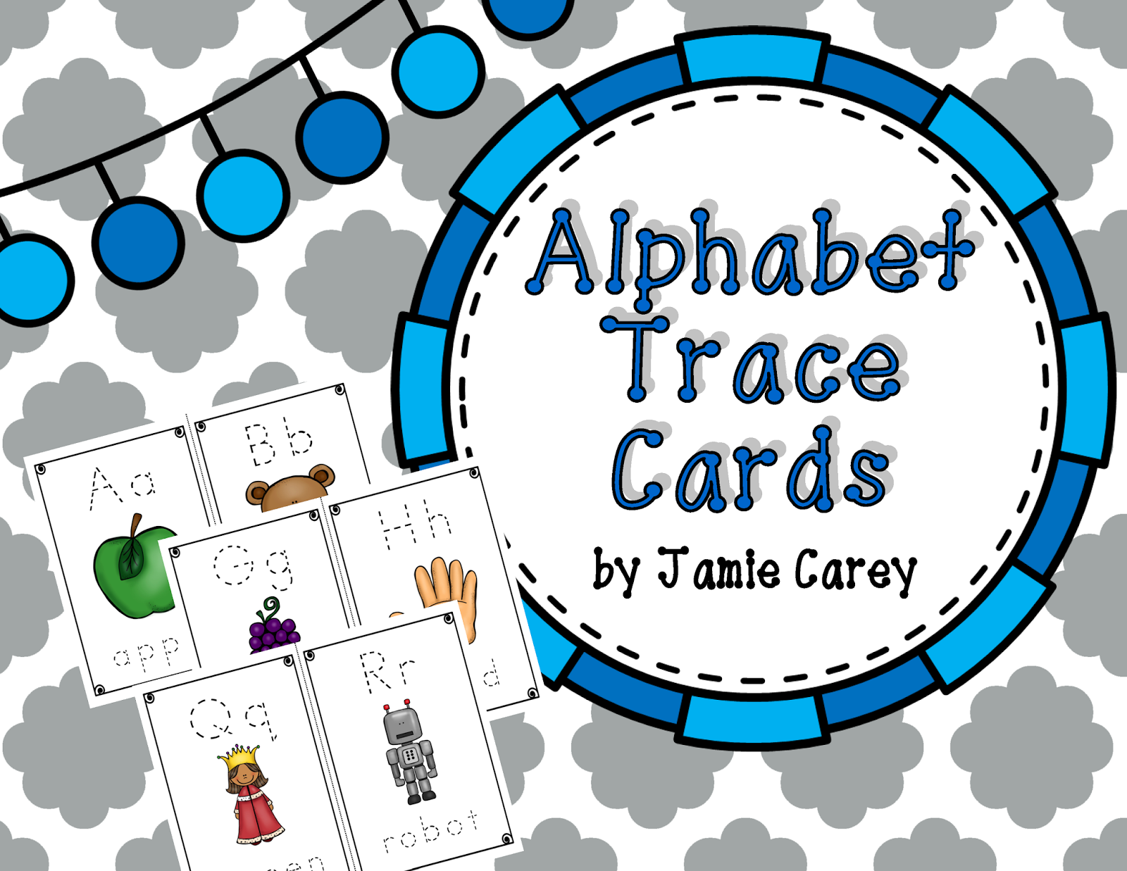 http://www.teacherspayteachers.com/Product/Alphabet-Trace-Cards-1371026