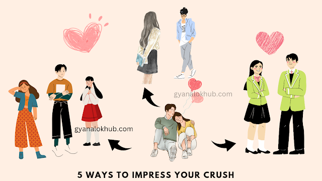 Well, he or she read this article because i know you have a crush on someone but don't know how to make them like you back, so in this article, I'm going to help you with five ways to impress your crush. This is that second you're hunter where I give you advice from a guy's perspective. When it comes to impressing your crush, boy or girl, there are tons of different ways to go about it.       Here Are My Top Five Ways To Impress Your Crush:  Number one: Find common ground before meeting your crush  So friends Remember, Before you ever actually meet the person, just find out what they like from their friends or if you see something they have in common, like a favorite sports team or the same math teacher's favorite movie, whatever doesn't matter.   Number two: Have a sense of humor and laugh at their jokes  This doesn't mean you need to be making jokes all night. You don't even have to be really funny at all. You just have to be able to laugh at their jokes, especially if they're not funny, and more importantly, laugh at yourself. If you guys agree that a sense of humor is super important.  Number Three: Ignore the drama while your crush is still just a crush  The drama now while your crush is still your crush and not your boyfriend or girlfriend, keep the drama out of the equation, and one day you find out that they love gossip and drama as much as you do. Talk about it like it's the premiere of Pretty Little Liars Season 7.   Number four: Be outgoing and show your true self  Everyone gets quiet around their crush. That's not necessarily bad. I mean, the quiet ones are the mysterious ones and all that, but the outgoing ones are the lovable ones, and they show you who they really are, which leads to you.    Number Five:  Be yourself and let others love you for who you   If you're weird or a weirdo, most people will just love your openness and, more importantly, love you for you, and if they don't well, that's their loss, and they're the weirdos, and while you're trying to impress your crush, they should be trying just as hard to impress you. Just remember that you're someone's crush, let me know in the comments below who you're crushing on by typing their initials. In the comments below, let's just see how many people are in the same crush boat as you are and the first thing you have to know when you're kissing someone is how to approach them.