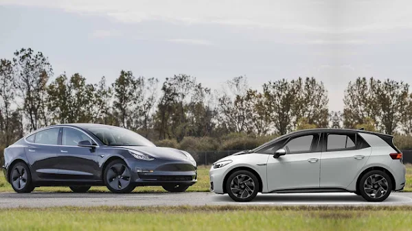 VW ID3 supera Tesla Model 3: elétrico + vendido na Europa