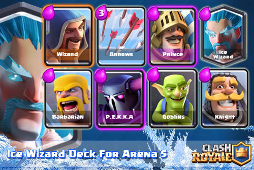 Kombinasi Kartu Ice Wizard Arena 5