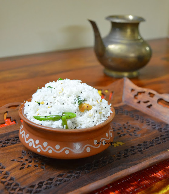 coconut rice, thengai, saadam, sadam, kobbari annam, thenkai annam, nariyal chawal, thengai chor