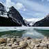 A glimpse moment at Lake Louise, Alberta Canada