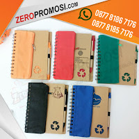 Souvenir Custom Buku Memo Recycle Unik Kode N-811, Notes Recycle N-811, Notebook Recycle Resleting 902, Memo Kantong Resleting Kode N-811/902, Memo Resleting dengan Pen Ekonomis kode 902, Memo Ekonomis 902