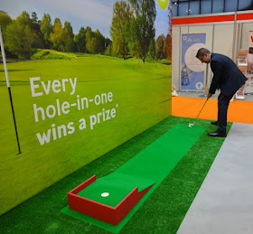 The Trade On Tap Hole-in-One challenge at the CIH Housing 2016 Exhibition