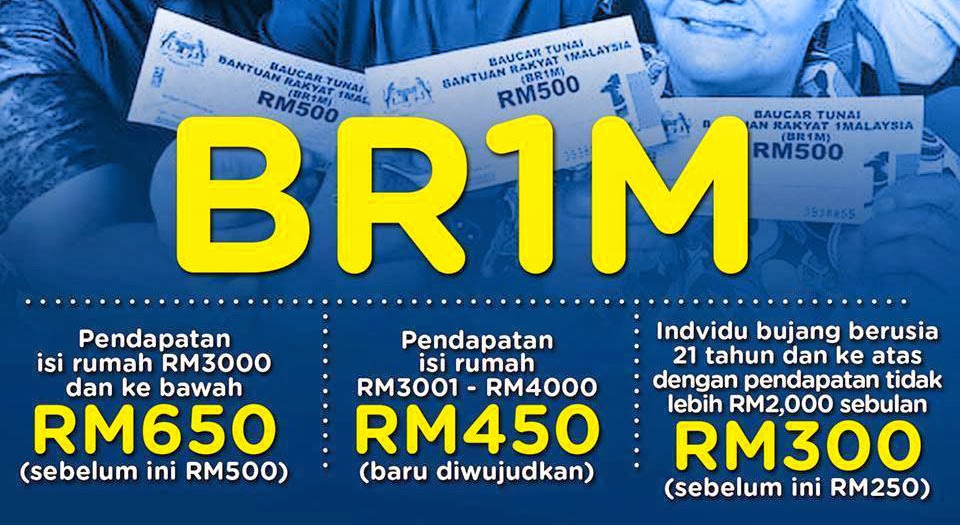 Bantuan Rakyat 1Malaysia (BR1M) 3.0 is Out - Wendy Pua 