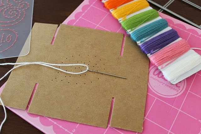 sewing card