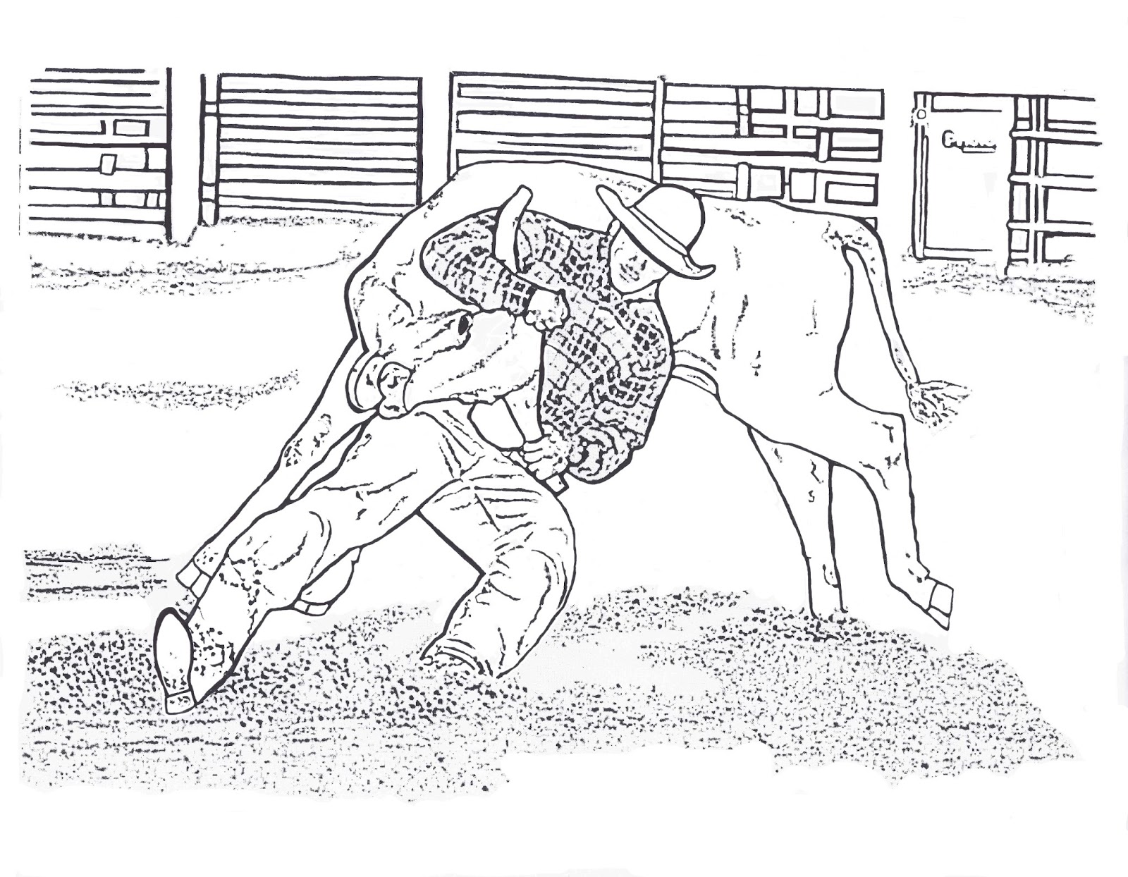 Download RODEO COLORING PAGES: July 2013