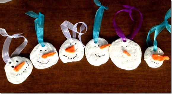 snowmen orns