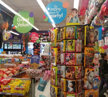 Decor and Supplies inside Party City