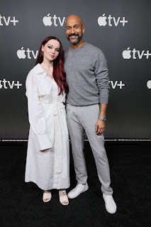 Dove Cameron and Keegan-Michael Key from “Schmigadoon!” Season 2 speak at the Apple TV+ 2023 Winter TCA Tour at The Langham Huntington Pasadena.