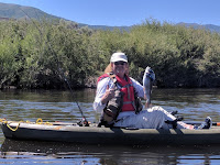 Hubby Kayaking on Provo River