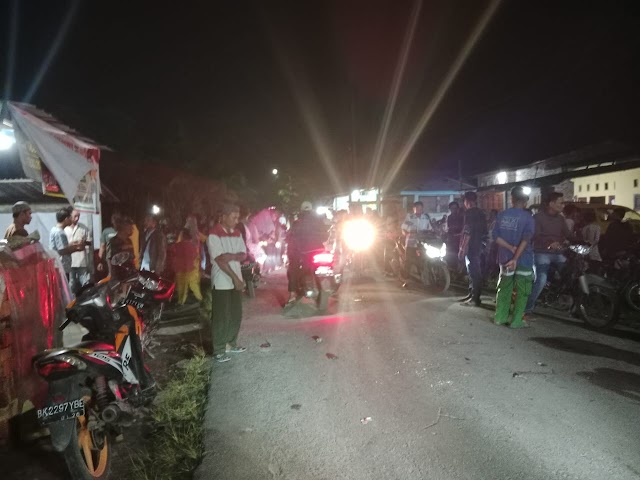 LAKALANTAS BERUNTUN ANTARA 3 SEPEDA MOTOR DI JALINSUM TANJUNG TIRAM - NIBUNG HANGUS