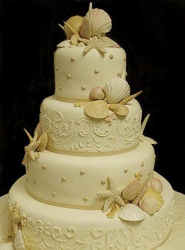 Delicious Cakes: Wedding Cakes For A Seaside Wedding