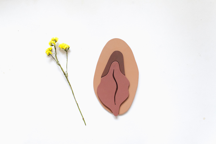 wooden vagina art