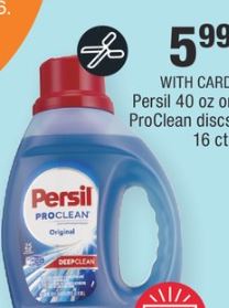 Persil Laundry Detergents or Discs