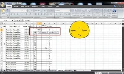 Cara Melakukan Penjumlahan atau Perhitungan Antar Worksheet di Excel