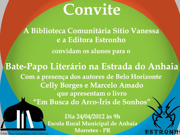 Editora Estronho e Biblioteca Comunitária Sítio Vanessa em PR