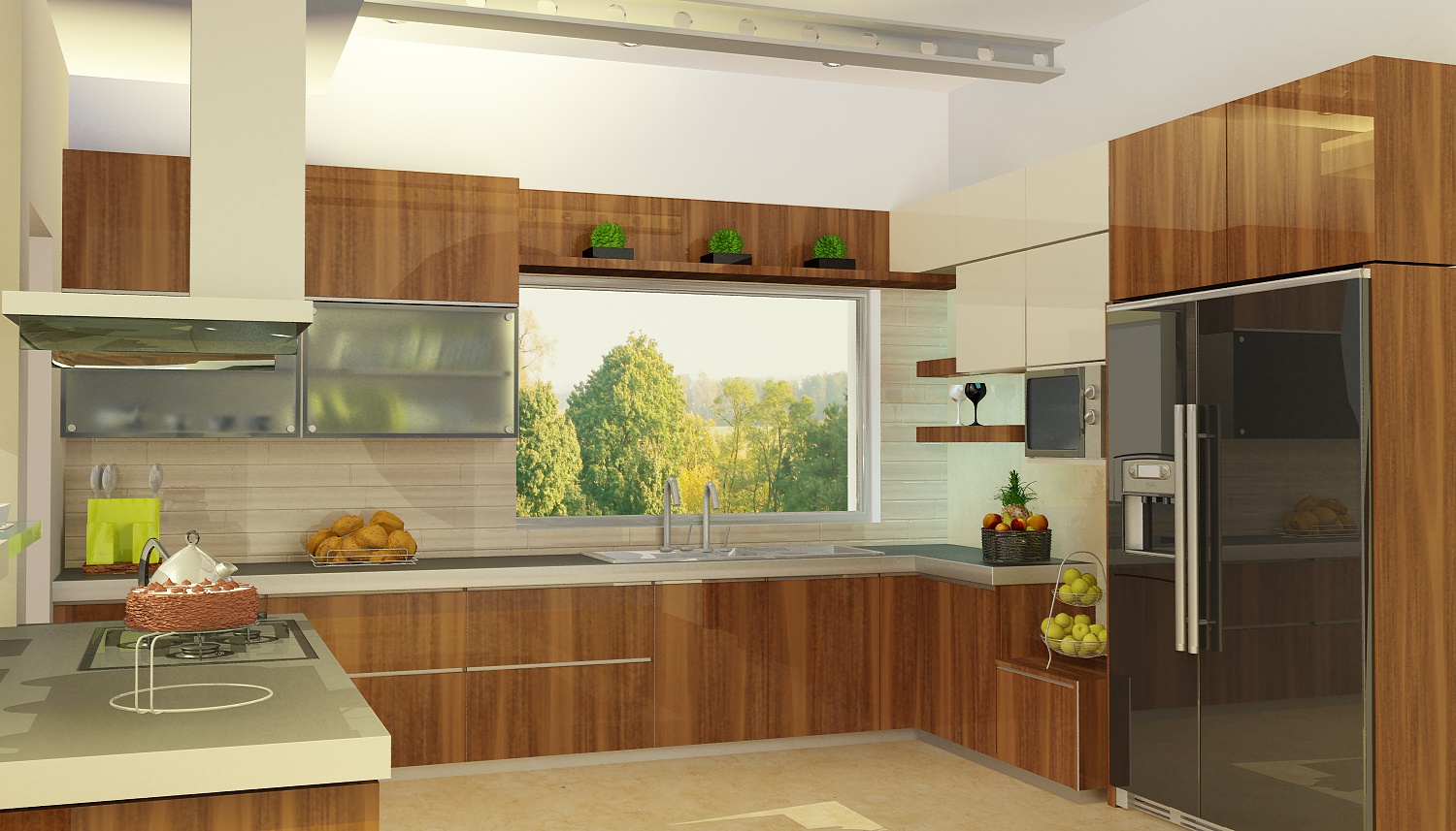 High Definition: Modern Light Kitchen design by HD interior design