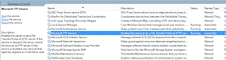 Services - Microsoft FTP Service