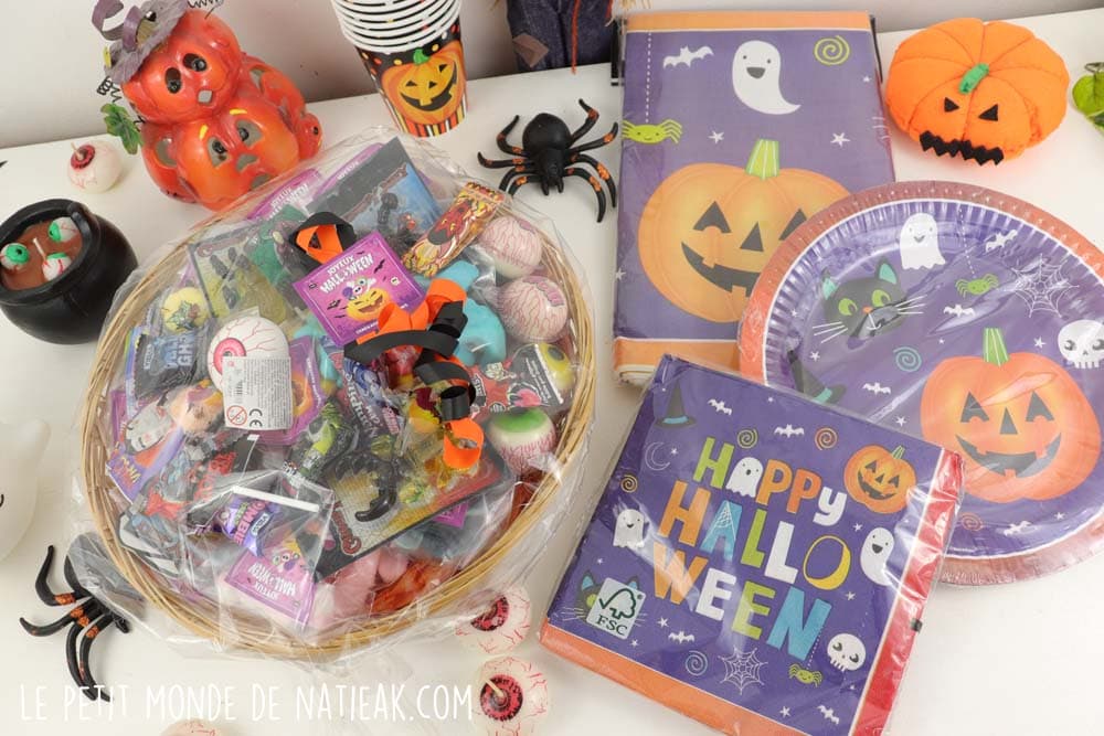 décoration et bonbons d'Halloween Génération souvenirs