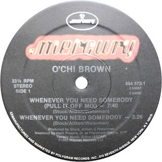 Whenever You Need Somebody (Pull It Off Mix) - O'Chi Brown http://80smusicremixes.blogspot.co.uk