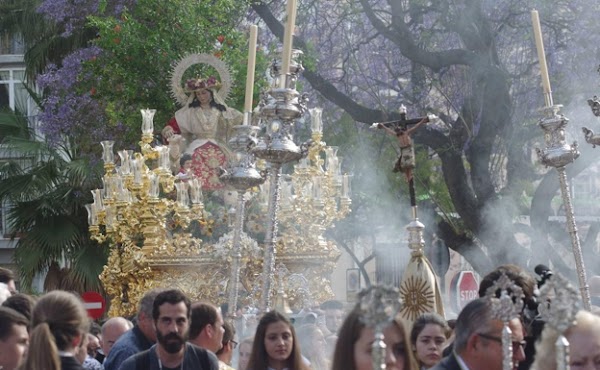 Recorrido de la Procesión de alabanza de la Virgen de la Divina Pastora de Málaga