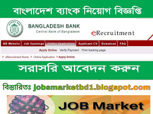 বাংলাদেশ ব্যাংকে ক্যাশ অফিসার পদে  নিয়োগ বিজ্ঞপ্তি bangladesh bank cash officer job circular