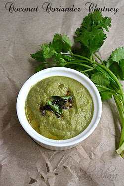 http://www.indiankhana.net/2013/06/Coconut-Coriander-Chutney-for-idli-dosa.html