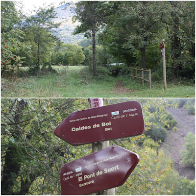 VALL DE BOÍ - BARRUERA - BOÍ - ERILL LA VALL - BARRUERA, camí paral·lel al riu la Noguera de Tor