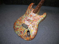 Fender Stratocaster Splatter Rainbow