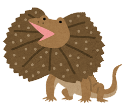 frilled lizard