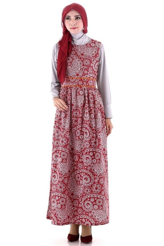 25+ Model Baju Batik Gamis 2018