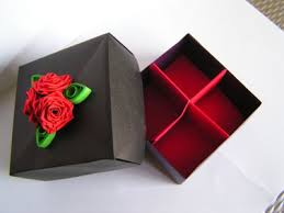 Quilling paper gift box designs for friends - quillingpaperdesigns