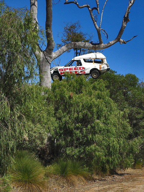 Speed Kills Art Car in Western Australia