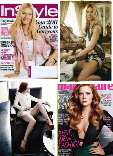 Women of Substance on January Covers: Gwyneth Paltrow on US InStyle and Amy Adams on US Marie Claire