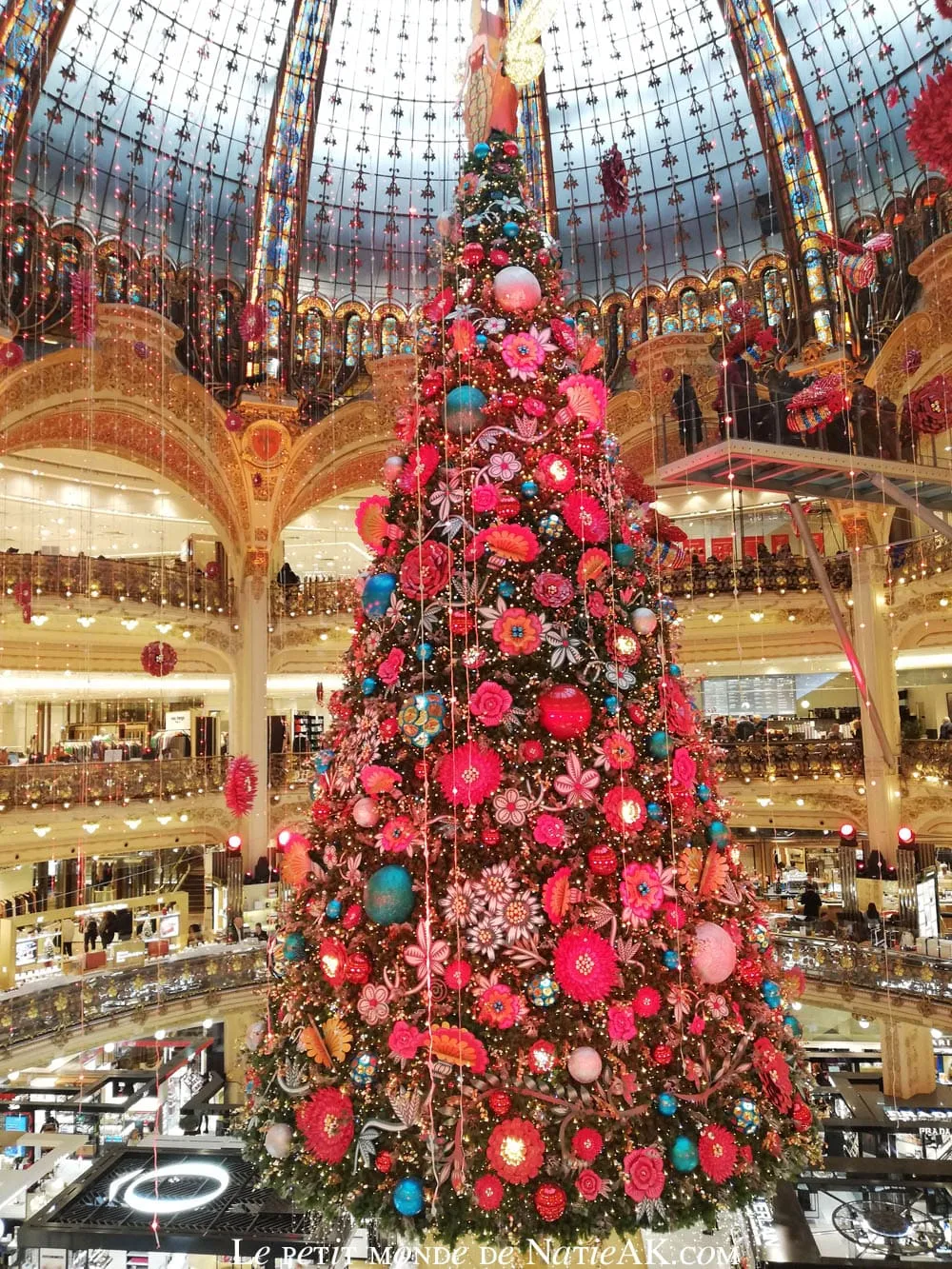 Vitrine de Noël parisienne