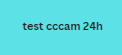 test cccam 24h