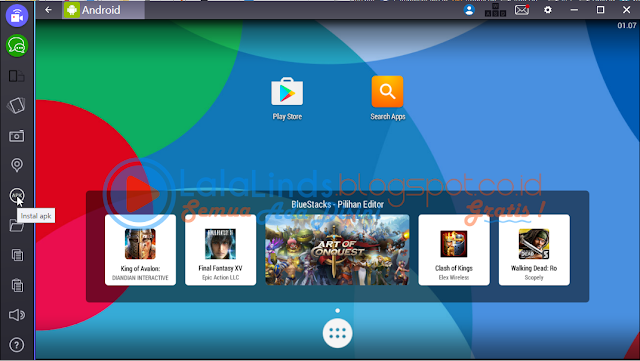 Cara Menginstall Aplikasi atau Game Pada Bluestacks