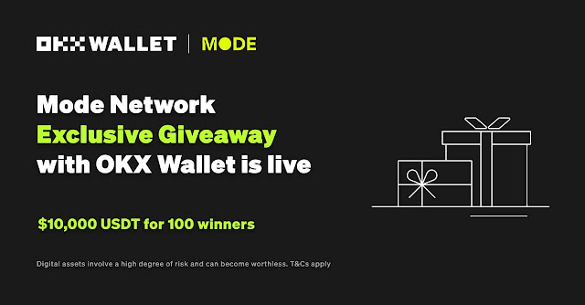 OKX & Mode Airdrop | $10,000 USDT Giveaway