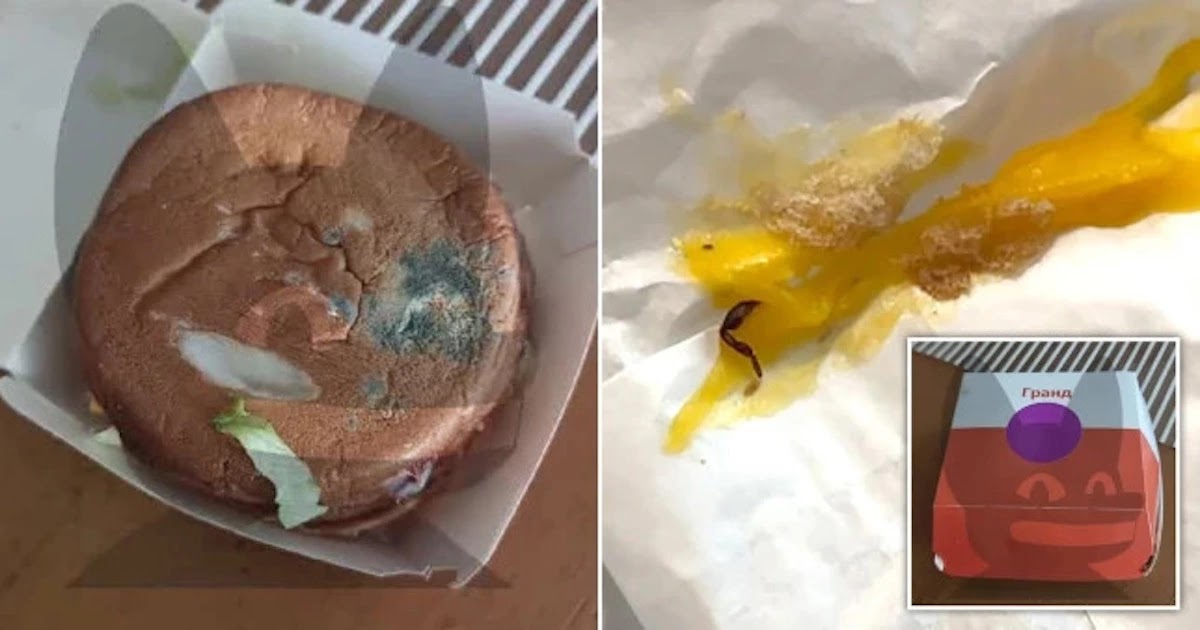 Russian McDonalds Replacement Is A Disaster, With Mouldy Buns, Insects In the Food, And Use-By Dates Ignored