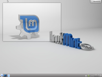 tampilan linuxmint kde