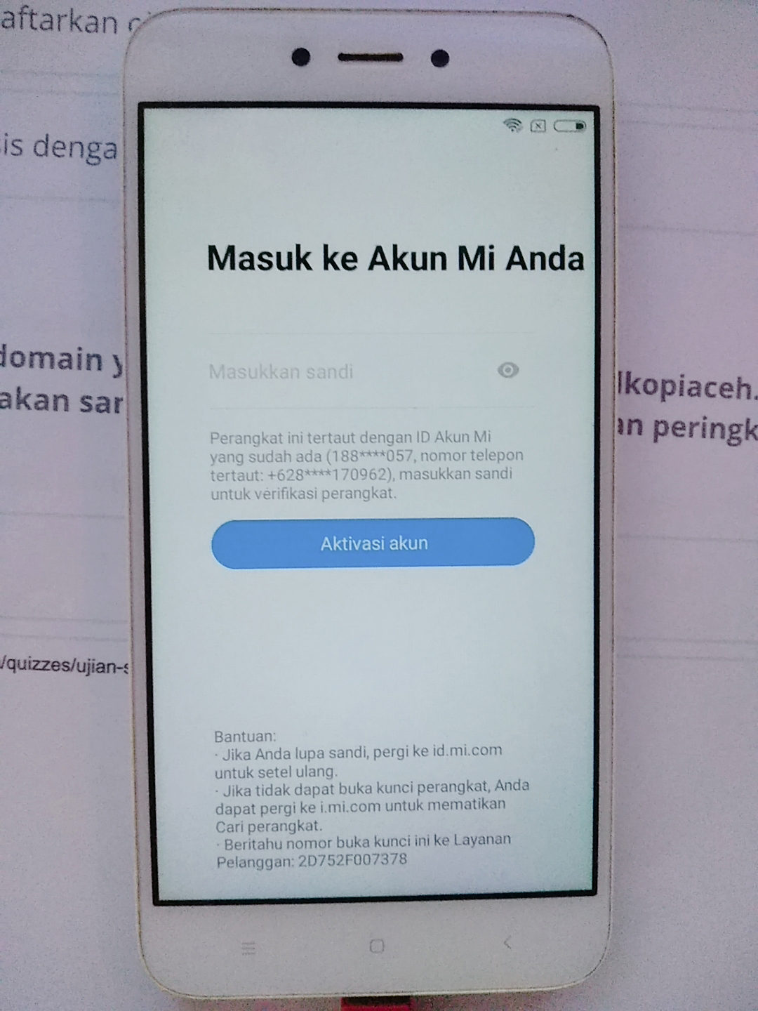 Bypass Mi Account Redmi 5a With Mrt Dongle Key