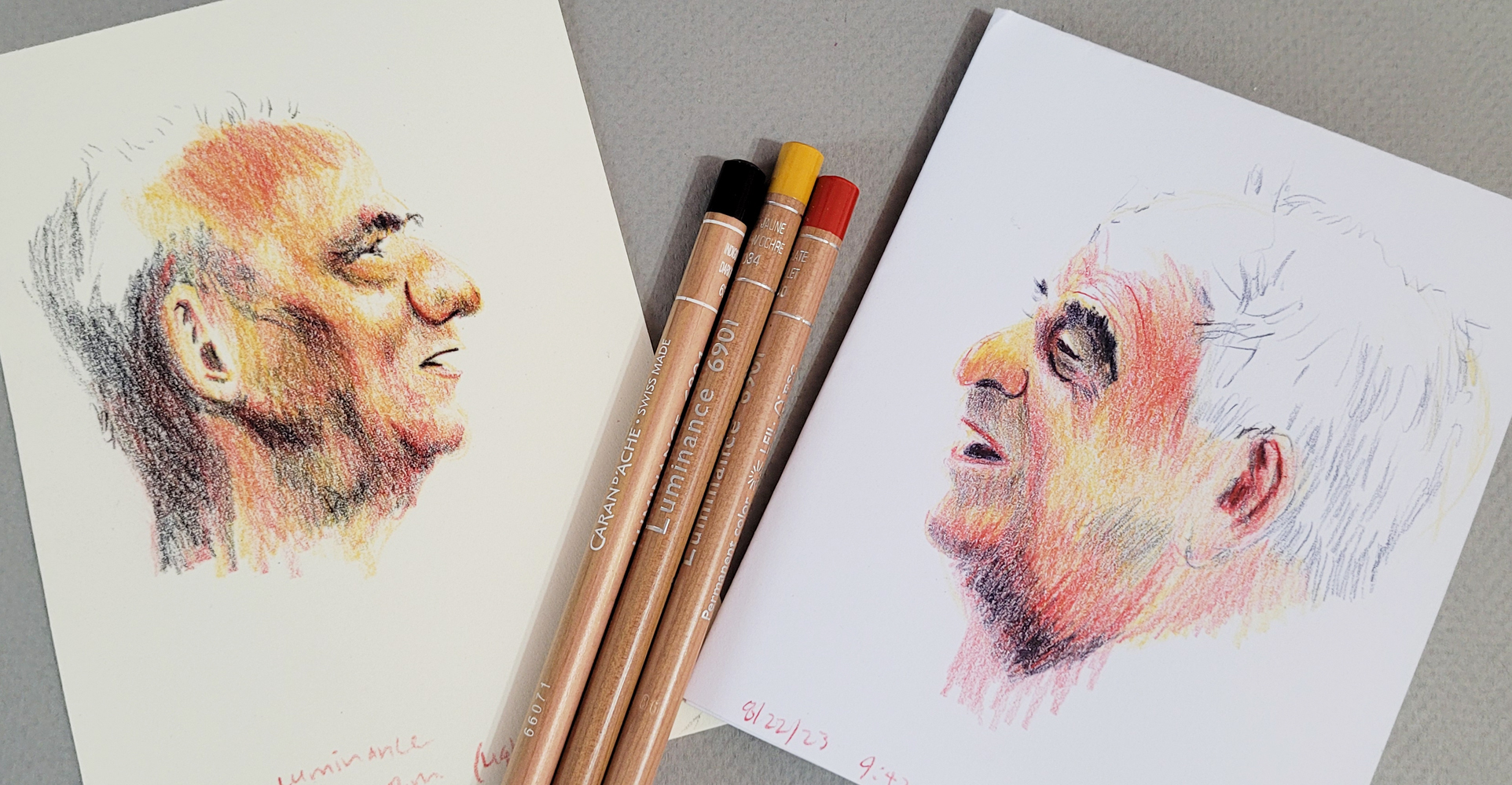 Scribble Drawings with Derwent Pencils